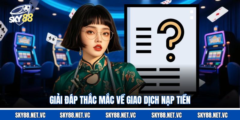 Giải đáp thắc mắc về giao dịch nạp tiền