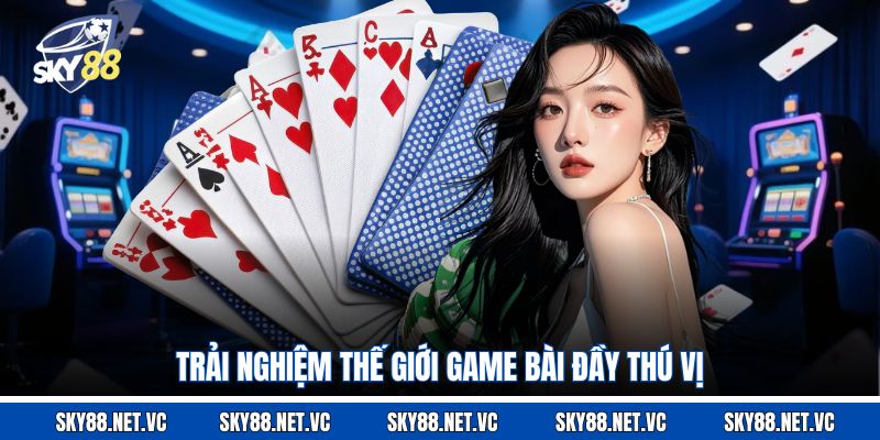 Trải nghiệm thế giới game bài đầy thú vị